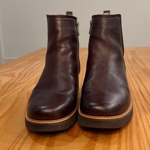 Naturalizer Darry-Bootie Water-Repellent Brown sz 7.5 Wide